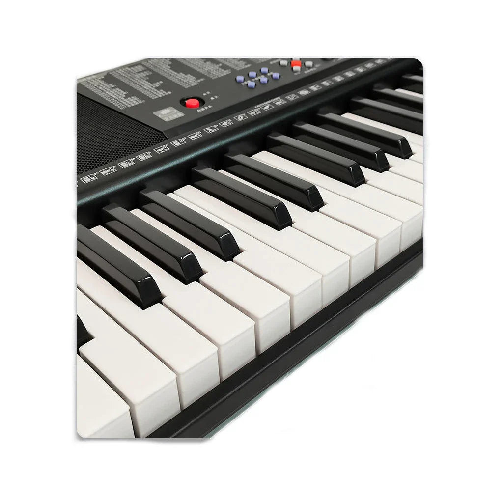 Orga electronica AT PERFORMANCE®, 61 de clape luminate Led MK-2108, Functii invatare, redare USB si Jack, Inregistrare.